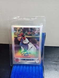 2022 Topps Chrome Ryan Jeffers Refractor Auto /499 Minnesota Twins DB3 - Bild 1 von 2