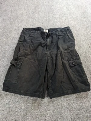 One Tough Brand Cargo Shorts Mens 40 Black Military Fatigue Cotton Utility  - Image 1 of 4