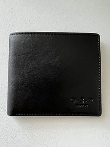 Osprey London Mens Leather Wallet Bifold Black | Excellent - Picture 1 of 9