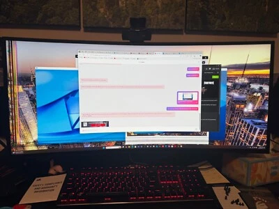 LG LED Smart TV 34" Ultragear WQHD (3440 x 1440) Nano IPS Curved Display - Image 1 of 4