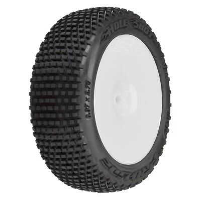 ProLine 1/14 Hole Shot 3.0 F/R Tire MTD 12mm WHT Velocity (4) Typhon PRO1031713 - Image 1 of 2