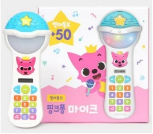 Pinkfong English 50 Songs Microphone Picture Book Set Baby Develop Learning Toy - Picture 1 of 6