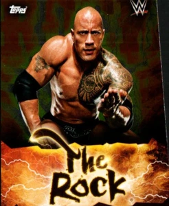 Topps WWE Superstars The Rock Electrifying Collection 2021 #211 - Imagen 1 de 2