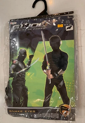 Niños GI Joe DUKE Ojos de Serpiente Halloween Disfraz Como Nuevo Talla Pequeña 4/6 Mono Máscara Nuevo con Etiquetas Foto 1 de 4