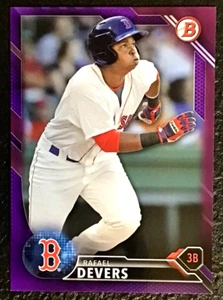 2016 Bowman Prospects #BP109 Rafael Devers Purple /250 - Picture 1 of 1