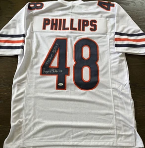 Reggie Phillips Chicago Bears 1985 SB XX signiert Auto Pro Style Retro Trikot JSA - Bild 1 von 5
