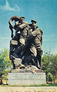 Rusia Volgogrado Monumento Conjunto Composición Escultural Postal De Colección 07.50 - Imagen 1 de 2