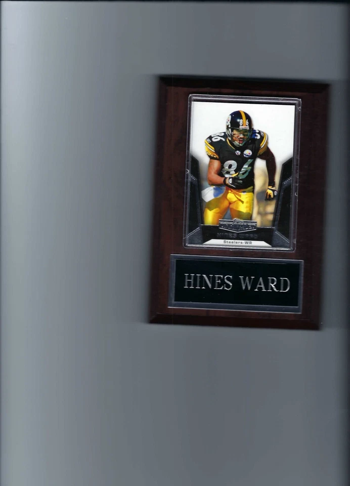 PLACA HINES WARD PITTSBURGH STEELERS FÚTBOL AMERICANO NFL C Foto 1 de 1