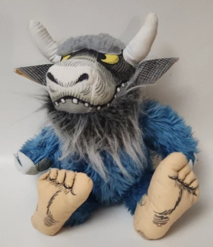 Vintage 1980 Where the Wild Things Are Bernard Monster Plush 12” Cover