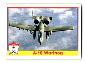 1991 Operation Desert Shield Trading Card #89 A-10 Warthog Attack Jet - Picture 1 of 4