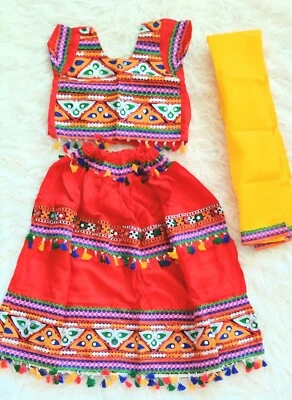 Vestido estilo indiano Chaniya choli/tradicional, 5 anos chaniya choli, Diwali  - Imagem 1 de 3