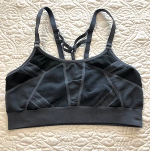 Women’s Champion Performance Sports Bra Black Grey Striped Size XS - Picture 1 of 5