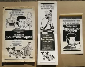 7 originali di flani film L'ACCIARINO MAGICO +stampa flani + locandina - Foto 1 di 4