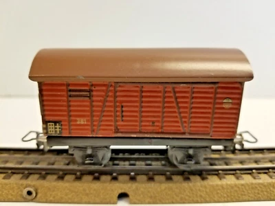 Märklin #381 DB 2 Axle Tinplate Box Car, 1945 to 1951 - Image 1 of 4