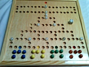 Barricade (Malefiz) wood strategy board game Hand crafted in USA - Picture 1 of 4