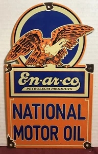 DE COLECCIÓN EN-AR-CO ACEITE DE MOTOR NACIONAL 12” SIGNO DE PORCELANA PRODUCTOS DERIVADOS DEL PETRÓLEO - Imagen 1 de 6