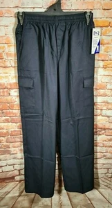 Nuevo con etiquetas Pantalones Escolares de Carga Bolsillo Lateral Para Niños Talla 16 Años Lw Reid Azul Marino Cintura Elástica - Imagen 1 de 2