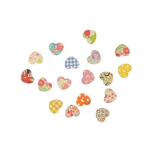 Scrapbooking Sewing Buttons Heart Shape Button Wood Button Apparel Sewing - Picture 1 of 12
