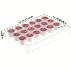 1/2pc Coffee Pod Holder, 24 Slots Flat Countertop Coffee Pod Holder - Picture 1 of 2