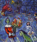Marc Chagall  Blue Donkey Lovers  Giclée Prints Fine Canvas 2000-Now