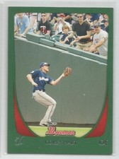 2011 Bowman Green Corey Hart #'d /450 Milwaukee Brewers