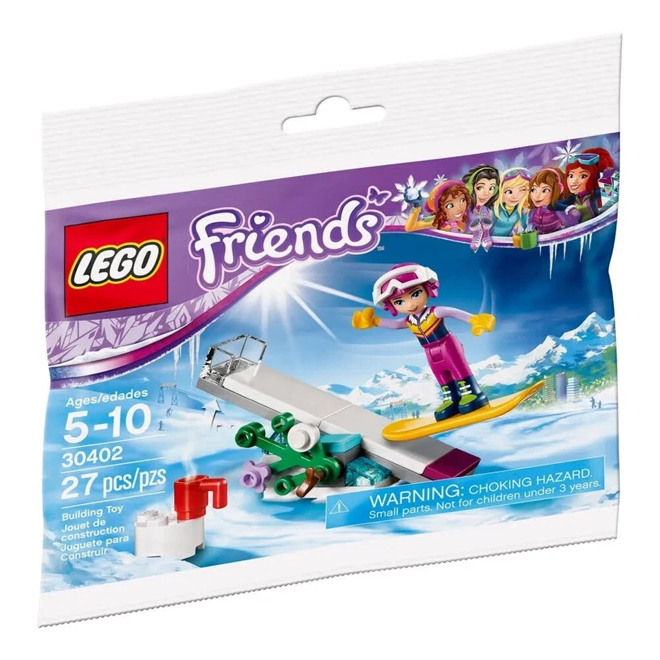 LEGO Friends 30402 Snowboard Tricks 27 Pcs Age 5-10 Stephanie Mini Figure NEW Foto 1 de 1