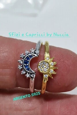 Anello set Pandora Sole E Luna - Immagine 1 di 4