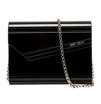 Bolso de Mano Jimmy Choo Negro Acrílico Espejo Caramelo Foto 1 de 4