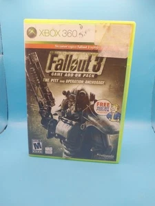 Fallout 3 Juego Add On Pack The Pitt / Operation Anchorage Xbox 360 Juego y Estuche - Imagen 1 de 3