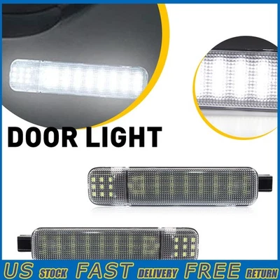 Пара светодиодных ламп для двери Courtesy подходят для Hummer H2 2003 2004 2005 2006 2007 2008 2009 США - Изображение 1 из 4