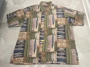Camicia uomo XXL Tori Richard Honolulu 100% cotone S/S - Foto 1 di 4
