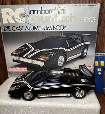 Shinsei Radio Elecon LP500S RC Lamborghini Countach Aluminium - Bild 1 von 4