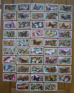 Full Set Gallaher BUTTERFLIES AND MOTHS 1938 cigarette cards in VG condition - Picture 1 of 1