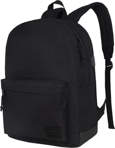 Casual Laptop Backpack for Men and Women, Work Backpack, Black Backpacks, Colleg - Picture 1 of 12