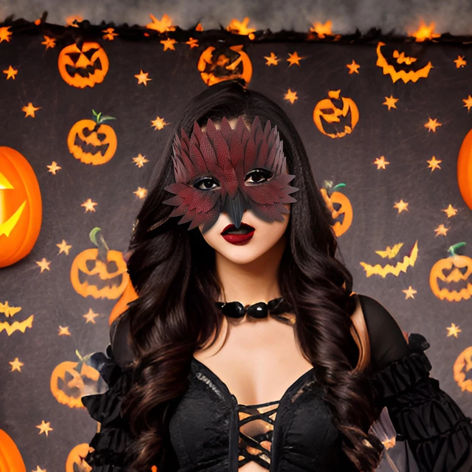 Bird Mask Face Cover Mask for Club Stage Prom Halloween Role Playing - Image 1 of 1