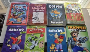 Boys Video Games Chapter Book Lot Roblox Pro Minecraft Dogman Nerds - Bild 1 von 2