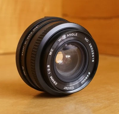 Vivitar MC Auto 28mm F2.8 Wide Angle Lens for Minolta Working Well KE - Image 1 of 4