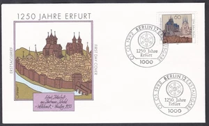 Germany FDC 1992 Michel 1611 Cathedral and St.Serverus's Church, Erfurt - Picture 1 of 2