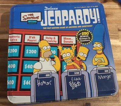 The Simpsons Edition Deluxe Jeopardy Game Pressman 2004 - Image 1 of 4