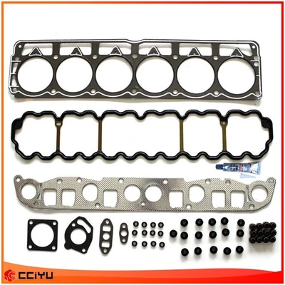 ✅Juego de juntas de culata VIN S para Jeep Grand Cherokee Wrangler 1996 1997 1998 4,0 L Foto 1 de 4
