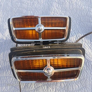 1970 1971 1972 FORD MAVERICK GRABBER COMET FOG LIGHTS - Picture 1 of 10