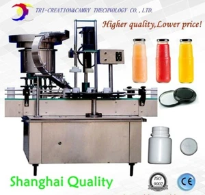 Deposit for jar capping machine with feeder,bottle cap machine,metal capper - Picture 1 of 7