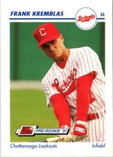 1991 Line Drive AA Frank Kremblas #160 Chattanooga Lookouts