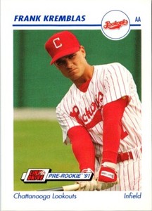 1991 Line Drive AA Frank Kremblas #160 Chattanooga Lookouts