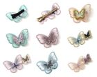 Pink Butterfly Hair Clip for Hair Style Decoration/Hair  Women/Girls/Kids (3pic)