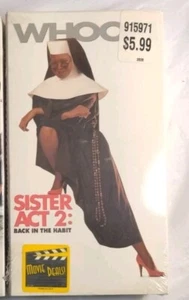 NEW SEALED SISTER ACT 2: Back in the Habit VHS WHOOPI GOLDBERG - Imagen 1 de 2