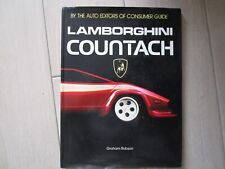Vintage LAMBORGHINI COUNTACH HARDCOVER BOOK by GRAHAM ROBSON 64 pages