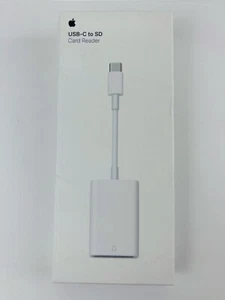 Original OEM Apple USB-C to SD Card Reader MUFG2AM/A - White - Open Box - Bild 1 von 3