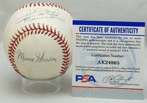 MINNIE MINOSO MOOSE SKOWRON White Sox Signed Official Practice Baseball PSA DNA