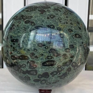 13420g Natural Eye Green Kambaba Jasper Stromatolite Crystal Sphere Ball - Picture 1 of 12